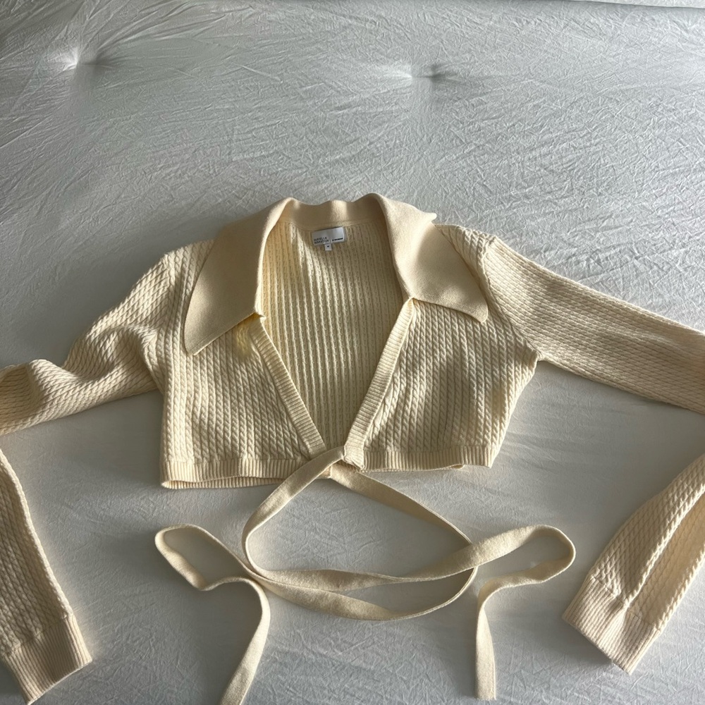 WeWoreWhat Knit Wrap Top